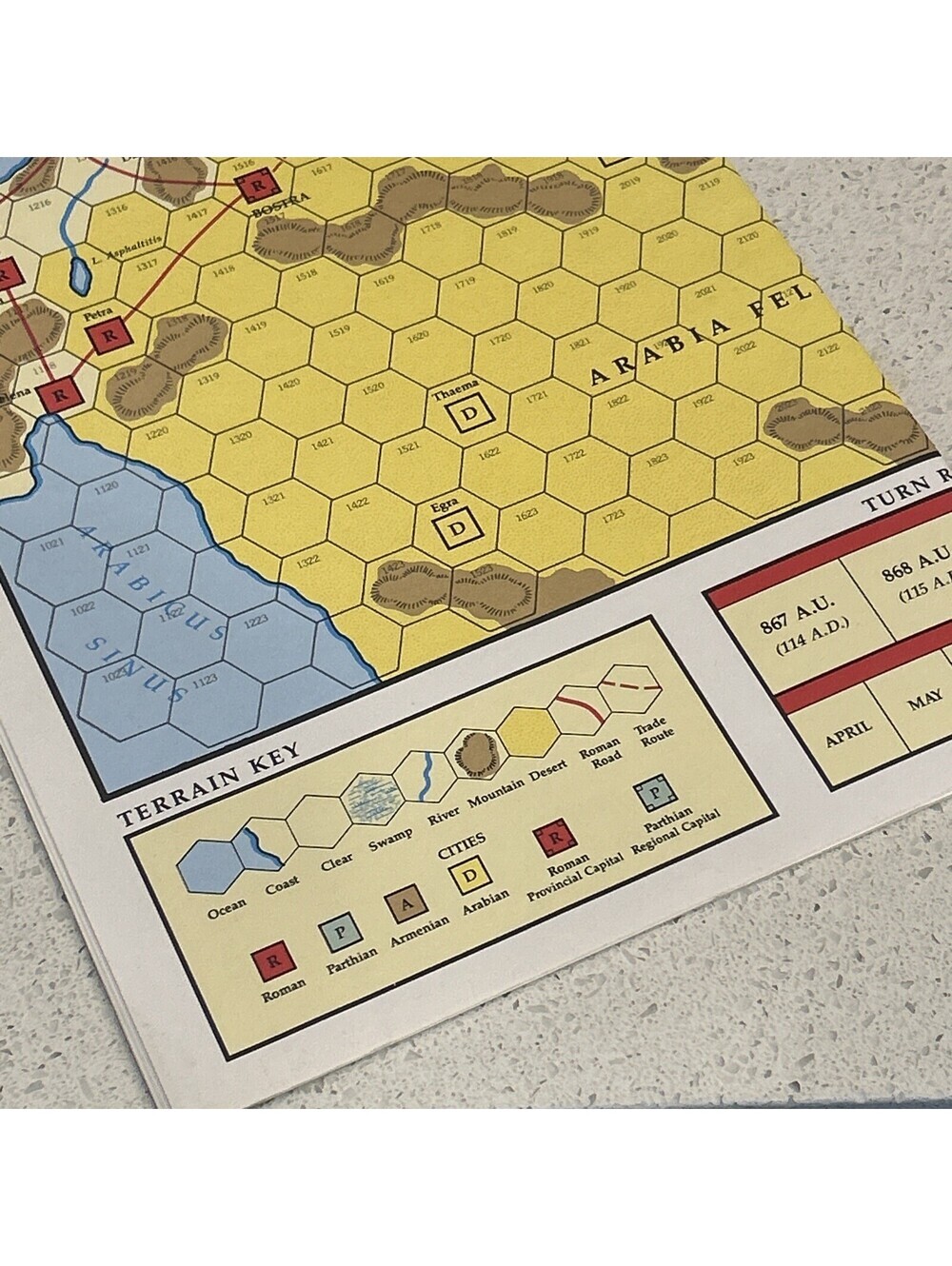 Strategy & Tactics NO MAGAZINE 145 Trajan Roman Campaign in the East UNPUNCHED - Picture 3 of 4